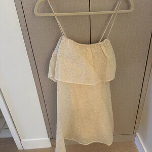H&M Linen Bubble Dress in XXS